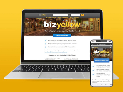 Bizyellow website