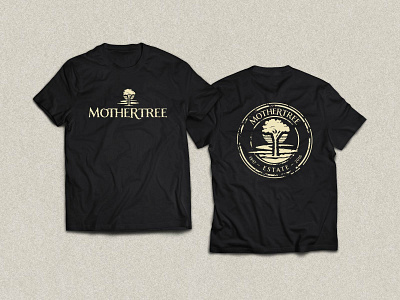 Mothertree tee branding logo tee shirt design