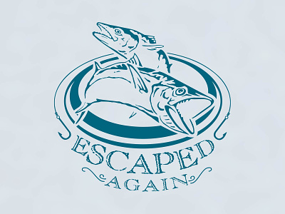 Escaped Again illustation illustration logo