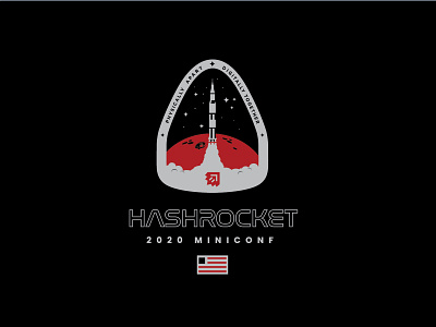 Hashrocket Miniconf logo branding illustration logo vector