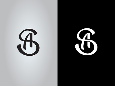 SA Monogram branding logo monogram typography