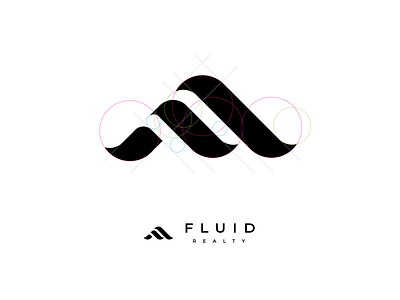 Fluid Realty Golden Ratio Logo