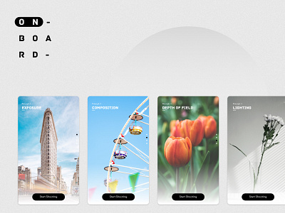 Photography App Onboarding