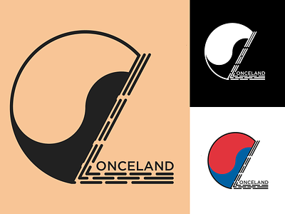 Onceland Brand Logo branding flat icon illustration illustrator logo minimal vector