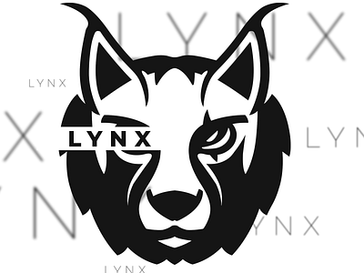 Lynxerax Social Media Logo branding flat icon logo minimal vector