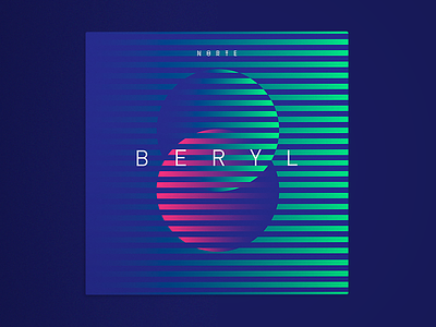 Norte/Beryl - Single EP art direction artwork cover music packaging