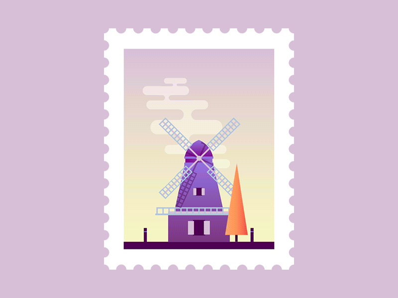 Amsterdam amsterdam cities gif illustration motion stamps