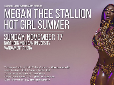 Megan Thee Stallion - concert promotion