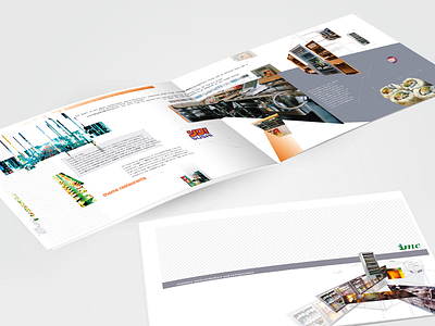 A4 landscape brochure angled clean print refrigeration slice