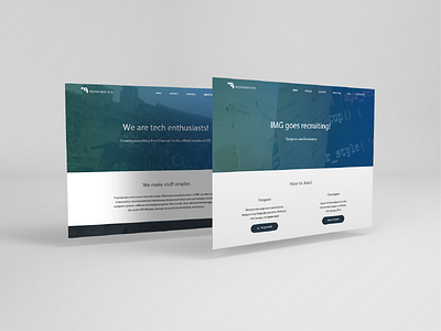 IMG Recruitment Website Design