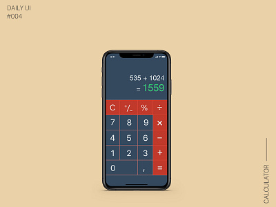 Daily Ui - 004 | Calculator