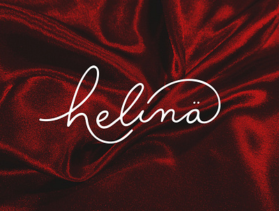Helinä Tea Logo branding handlettering logo logotype typogaphy