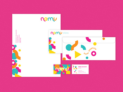 Namu Candy Letterhead branding letterhead logo typogaphy