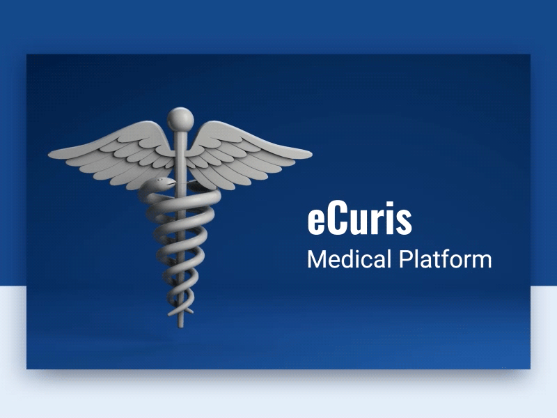 eCuris Case Study animation gif case study chat conversation dashboard interface doctor hospital medical platform web design web site yalantis