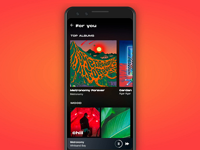 Music Player App animation design mobile app music app music mix music player music streaming streaming app ui ux uiuxdesign yalantis