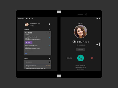 Microsoft surface deo mobile ui ui ux