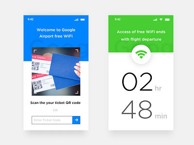 Google Airport Free WiFi two step setup