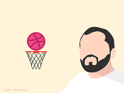 Hello Dribbble, Its a first Goal ! debut illustration invite shot