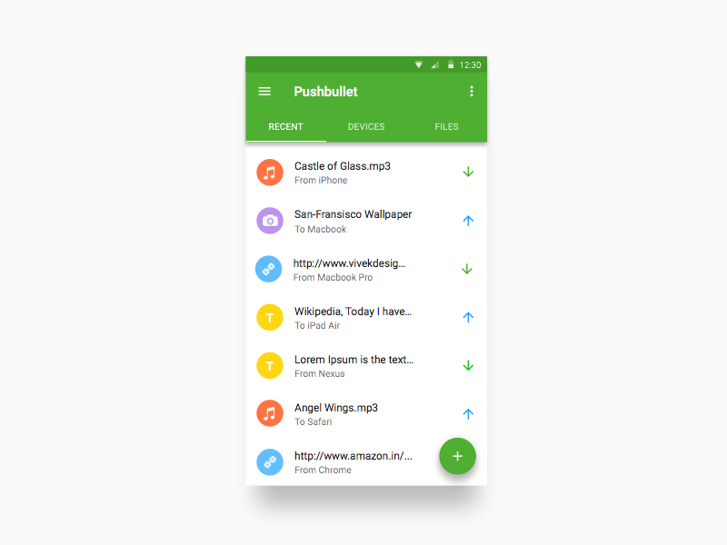 pushbullet app for android