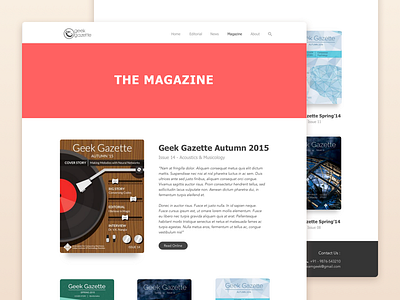 Geek Gazette - The Magazine