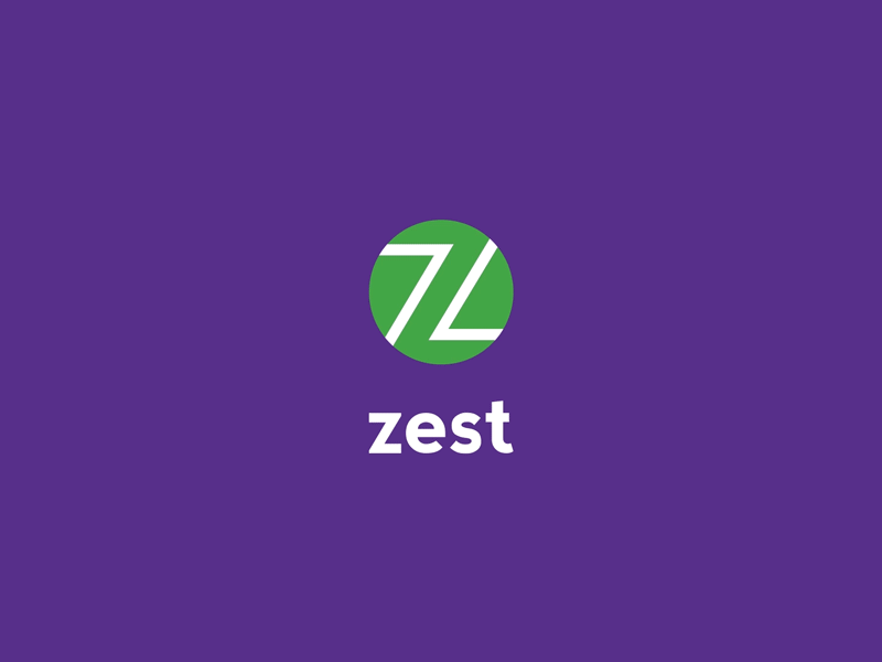 The Making of ZestMoney Logo - Animation animation brand evolution exploration gif logo making of logo motion zest zestmoney