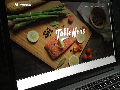 Table Hero - WIP coming soon design flat food homepage landing page minimal restaurant ui ux web web design