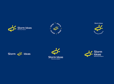 Storm Ideas branding and identity creative identity branding logo marketing