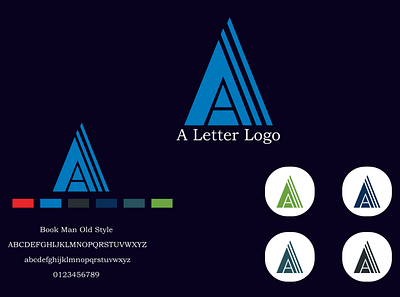 Modern A letter logo design aletter branding icon illustration leaf letter lettering letterlogo letterlogos lettermark letters logo design logos logotype ui ux vector web