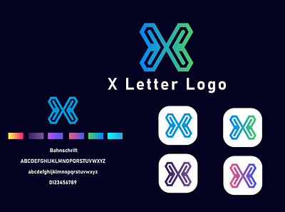 Modern X letter logo design app branding icon illustration letter letterlogo logo design logos logotype typography x xletter xlogo xlogodesign