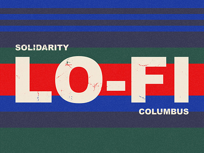 Solidarity Stripes branding columbus design dj event event branding event design event flyer hiphop shirt design shirtdesign solidarity vintage