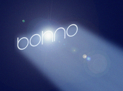 bohno light columbus design dj lens flare light logo logo design logotype typography