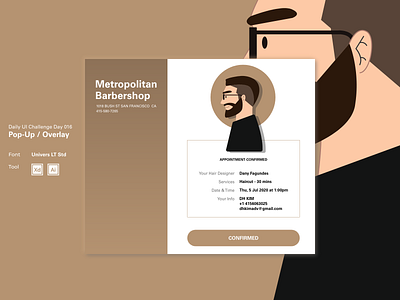 Daily UI Challenge Day 016 dailyui design illustration illustrator popup design ui uxui vector xd xd design