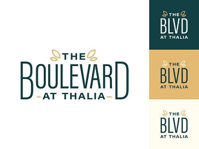 The Boulevard Logo Concept | Two apartments boulevard branding design identity illustrator logo