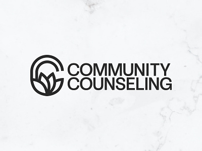 Community Counseling 01 branding community counseling design identity illustration illustrator leaves logo plant