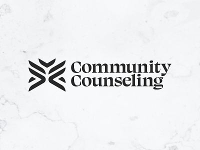 Community Counseling 02 branding butterfly community counseling design identity illustration illustrator isometric logo