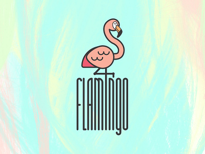 Flamingo Font beach brand identity branding flamingo font logo design concept pastel skinny summer type custom typography typeface vector logomark logotype vibes