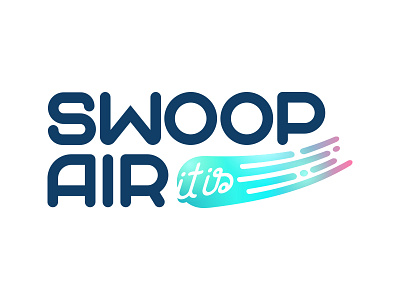 SWOOP Air It Is airline airplane branding challenge daily dailylogochallenge design identity illustrator logo plane