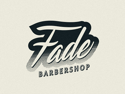 Fade Babershop barber barbershop branding challenge daily dailylogochallenge design fade halftone identity illustrator logo