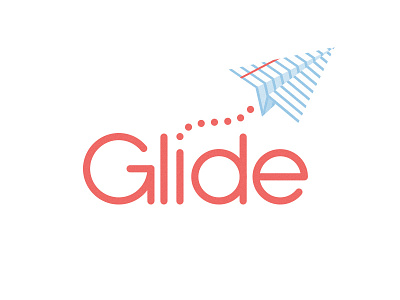 Glide airplane branding challenge daily dailylogochallenge design identity illustrator logo paper plane