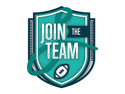Join the Team Sermon Graphic badge church football illustration join the team nfl sermon superbowl team