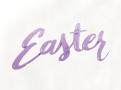 Easter branding brush church easter handlettering lettering procreate