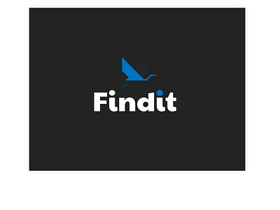 Findit Logo Design blue color design graphic logo ui vector