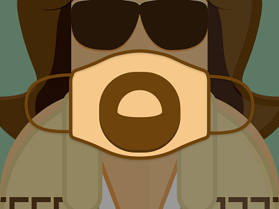 The Dude The Big Lebowski Mask Challenge challenge corona coronavirus covid covid 19 covid19 design dude facemask film illustration lebowski mask movies poster stay home stay safe stayhome thedude vector