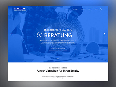 Engineer Office SAUTER Web Design