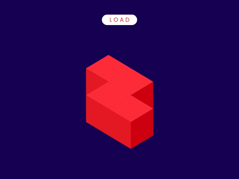 Cubes AdobeXD Auto Animate Feature adobexd animated animated gif auto animate auto animate autoanimate boxes cubes load loading xd