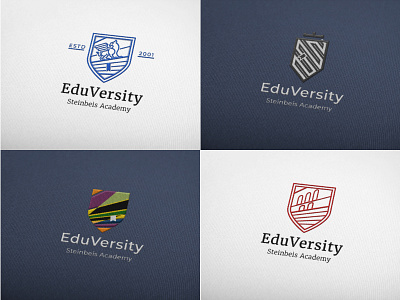 Eduversity Logo branding design icon illustration logo screendesign typography ui vector web