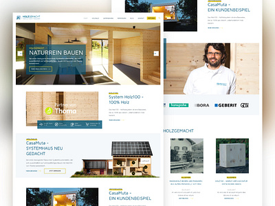 Landingpage Concept Holzgemacht