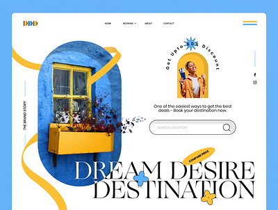 Website Design / Landing Page For Travel Agency. ecommerce website figma landing page landingpage shopify designer shopifydesigner ui ui design ui landing page uiux uiux design ux web design webdesign website website design website designer website developer websitedesign websitedeveloper