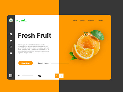 Organic - Fruits Website