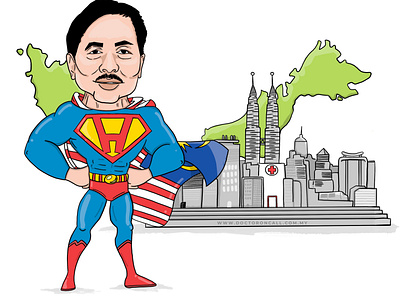 Datuk Seri Dr. Noor Hisham illustration datuk seri dr noor hisham illustration malaysia